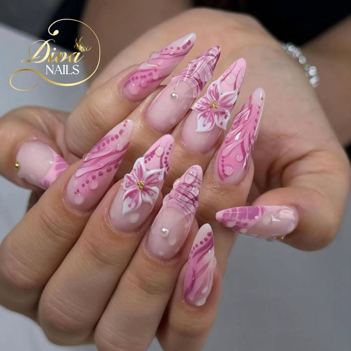 Colorful nail design